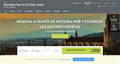 Desktop Screenshot of hotelpedrotercero.com